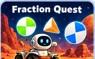 Fraction Quest rover game